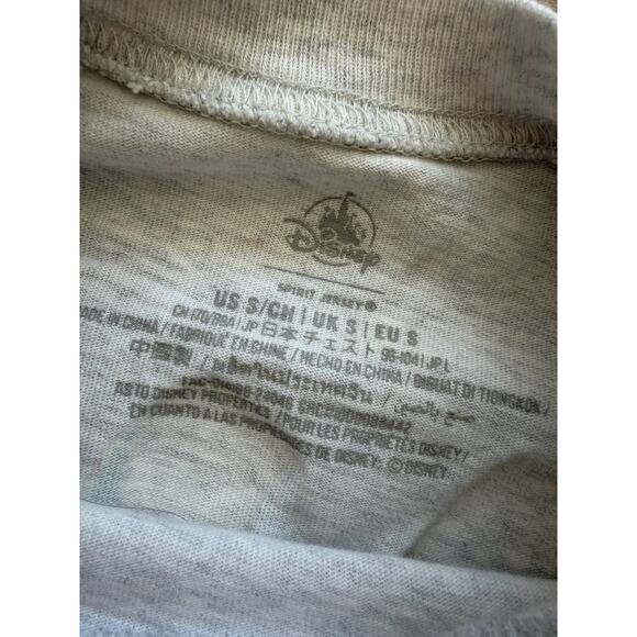 Disneyland Pastel Spirit Jersey Adult Small Ivory Nostalgic Puffy Cozy Lettering - Picture 2 of 4